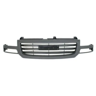 For 03-07 Sierra Pickup Truck LD Front Grille Assembly Gray Shell & Black Insert - Image 1 of 4