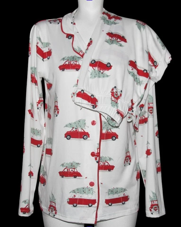 2 piezas Munki Munki árboles de Navidad en Volkswagen autobuses camiones coches pijamas para mujeres Foto 1 de 1