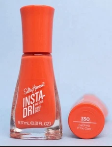 Sally Hansen Insta-Dry Nail Color #350 Catch Me if You Clam (Orange) Free S&H - Picture 1 of 4