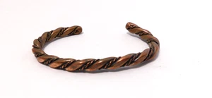 Vintage South Western gedrehtes Kupfer Armreif Armband - Bild 1 von 8