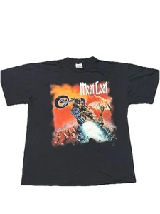 Camiseta de Concierto Negra MeatLoaf World Tour Años 90 De Colección Para Hombres Pantalla XL Estrellas - Imagen 1 de 7