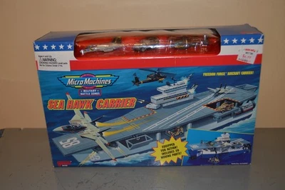 1993 MICRO MÁQUINAS ZONAS DE BATALHA MILITARES PORTA-FALCÃO MARINHO FIGURAS 64162 - Imagem 1 de 4