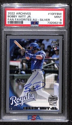 2022 Archives Bobby Witt Jr. Auto-Silver RC - Image 1 of 2