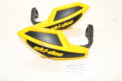 2010 Ski-doo Mxz Renegade 600 Etec Xp Hand Handlebar Guards Deflector Yellow - Image 1 of 4