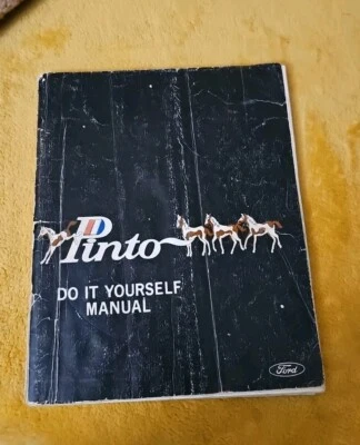Ford Pinto 1971 propietarios oficiales hágalo usted mismo manual de servicio vintage Foto 1 de 4