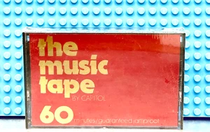 CAPITOL "THE MUSIC TAPE" 60 TYPE I BLANK CASSETTE TAPE (1) (SEALED) - Picture 1 of 3