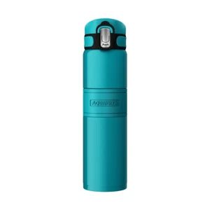 Aquaphor City Cool Wasserfilter-Flasche,500 ML,Stainless Steel, Green, 24h Cool - Picture 1 of 4