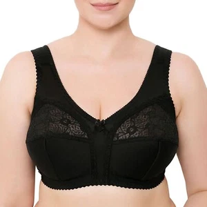 WIRELESS PLUS SIZE BRA MINIMIZER WIDE STRAPS UNLINED FULL COVERAGE 36-52CDEFGHI - Picture 1 of 11