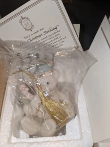 LENOX CLASSICS TEDDYS CHRISTMAS STOCKING ORNAMENT 2004 with COA and Box - Picture 1 of 6