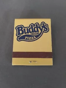 Vintage Matchbook BUDDY'S PIZZA Michigan Pizza Unstruck - Picture 1 of 3