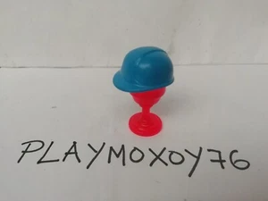 PLAYMOBIL. TIENDA PLAYMOXOY76. CASCO AZUL OBRERO CONSTRUCCION. - Picture 1 of 2