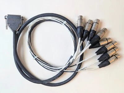 RapCo Horizon DB25 D-SUB Male Analog Snake Neutrik XX - XLRF 5' - Image 1 of 4