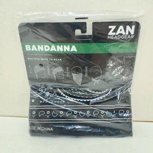 Zan Bandanna Skull Row B140 - Picture 1 of 2