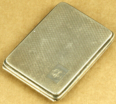 W.W.LD William Wilkinson Ltd Antique Silver Pocket Card Holder Case England • 100.20$