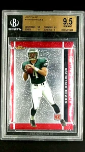 2007 Topps Finest #104 Kevin Kolb RC Rookie BGS 9.5 Gem Mint with 10 Sub - Picture 1 of 12