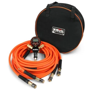 X-BULL 4 Tire Inflation Deflation System 4 Hose Indeflate Digital Equalizer - Picture 1 of 6