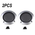 Enhance Your Car Audio System with Silver Tone Speaker Grill for 2 Subwoofer