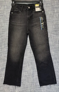 Art Class Girls' High-Rise Dad Jeans - art class Black Wash Sz 6X - Picture 1 of 9