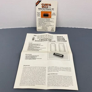 Curtis 8044BM Morse Keyer Integrated Circuit still Sealed Old Stock Untested - Photo 1/12