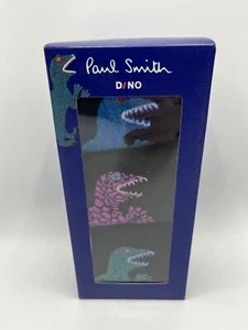 Paul Smith DINO Socks Pack of 3 in a Box Dino the T-Rex Dinosaur - Picture 1 of 19