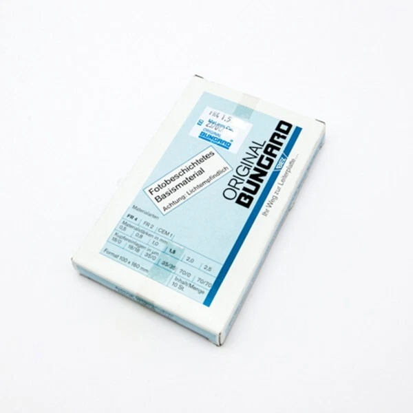 Basetta Piastra presensibilizzata BUNGARD mono faccia PCB - 100x160mm - 10pz - Imagen 1 de 1