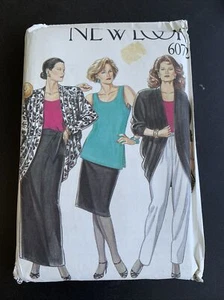 Jacket Skirt Pants Sash 6072 New Look Sewing Pattern Size 18 - 28 Plus UC FF VTG - Picture 1 of 3
