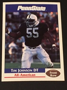 TIM JOHNSON ~ 1992 Penn State Front Row All-American-- SARASOTA, FL - Picture 1 of 2