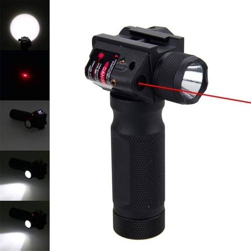 Modified Exterior Red Dot Glare Flashlight Handle for 20mm Guide Rai | eBay