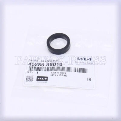GENUINE OEM HYUNDAI KIA AUTOMATIC TRANSMISSION OIL LEVEL PLUG GASKET 45285-3B010 - Image 1 of 4