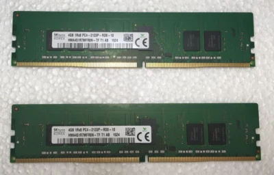 SK Hynix 8GB (2x 4GB) DDR4 ECC RDIMM 2133MHz HMA451R7MFR8N-TF – Free Shipping - Image 1 of 3
