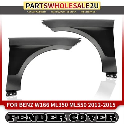 2x Guardabarros delantero del lado del conductor y del pasajero para Mercedes-Benz ML350 ML550 W166 12-15 Foto 1 de 4