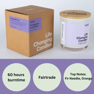 Kenshi Frangipani & Jasmine 400g - Fairtrade Candle - Picture 1 of 6