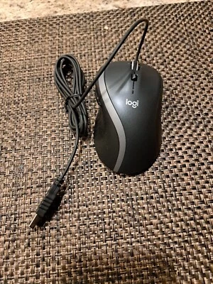 Logitech M500 Advanced Corded Mouse USB MU0055 - Image 1 of 4