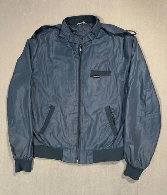 Members Only Europe Craft De Colección Azul Nvy Deportes de Invierno Cremallera Suéter Chaqueta 42-L Foto 1 de 4