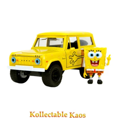 1:24 Spongebob Squarepants - 1972 Ford Bronco (with Spongebob) - Image 1 of 4