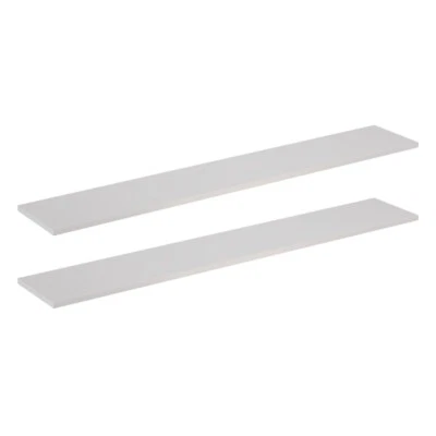 Pack 2 Estantes Melamina - Blanco Mate - 120cm x 20/25/30cm (04591/04592/04593) - Imagen 1 de 4