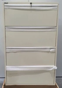 Bisley Hängeregistraturschrank Cremefarbend 4 Schübe DIN A4 - Bild 1 von 5