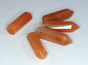 31X8MM CUENTAS SUELTAS DE PUNTO DE PIEDRA PRECIOSA AVENTURINA NARANJA 2 CUENTAS - Imagen 1 de 4