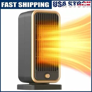 1500W Ceramic Space Heater Portable for Offices Small Space Heater Fan Silent - Picture 1 of 10