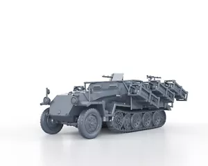 WWII GERMAN - SDKFZ 251/1 STUKA ZU FUSS - 1/56 1/72 1/87 1/100 3D - Picture 1 of 4