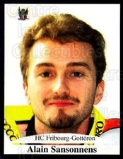 1999-00 Swiss Panini Stickers #80 Alain Sansonnens