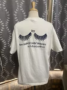 Vintage Hanes Single Stitch T-Shirt Maybe It’s Maybelline Promo Makeup Größe XL - Bild 1 von 7