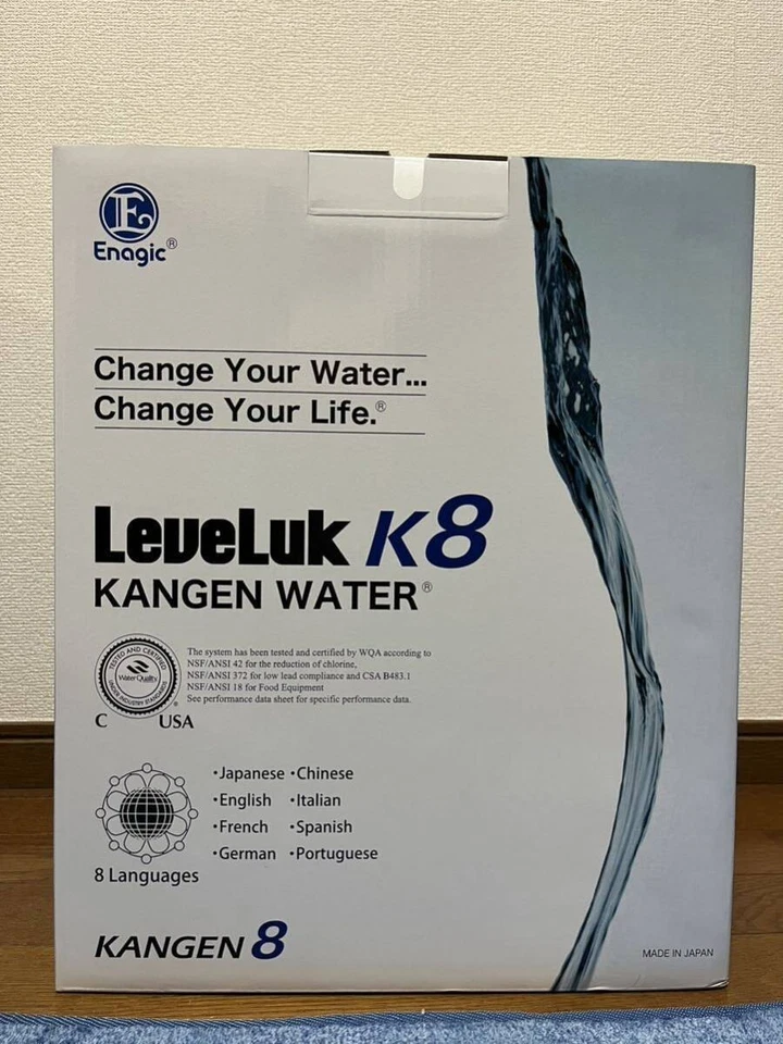 Enagic LeveLuk K8 A26-00 KANGEN WATER Alkaline Filtration Ionizer Machine