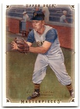 2008 Upper Deck Masterpieces Bill Mazeroski Pittsburgh Pirates #72