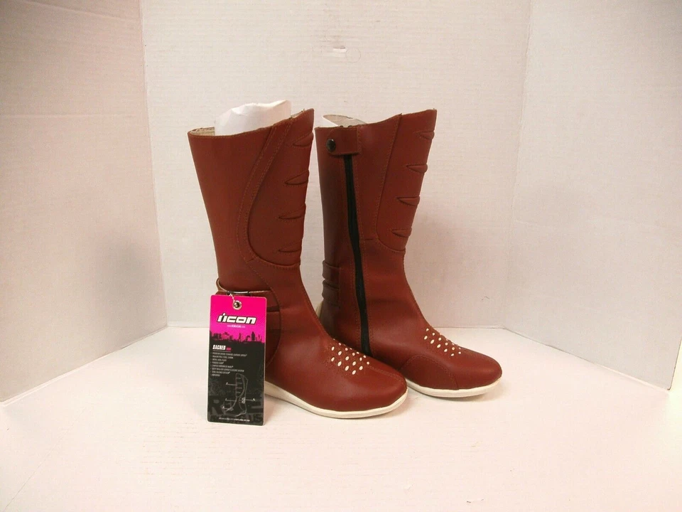 ICON 女式靴子 SACRED BOOT 棕色 5 码 清仓 — 第 1/4 张图片