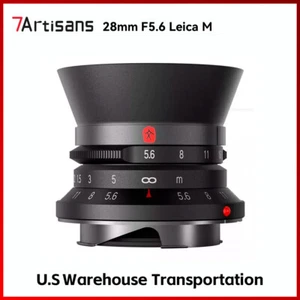 7artisans 28mm F5.6 MF Full Fame Lens for Leica M mount Cameras M7 M8 M9 M9p M10 - Picture 1 of 11