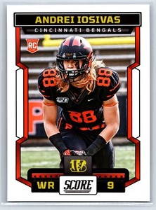 2023 Score #367 Andrei Iosivas ROOKIE RC Cincinnati Bengals