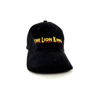 The Lion King Broadway Musical VIP Hat Disney Black Strapback VTG 90s - Picture 1 of 7