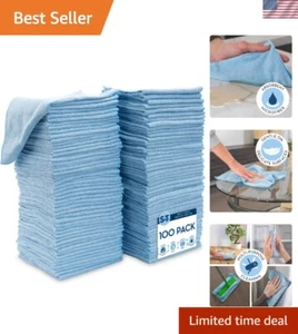 100 Pack Ultra-Soft Microfiber Cleaning Cloths for Home & Car - 11.5" x 11.5" - Picture 1 of 8