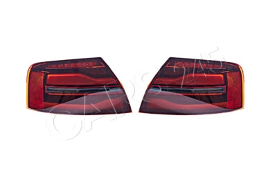 Juego de luces LED exteriores traseras izquierda+derecha oscuras para AUDI A8 4H S8 plus 2015-17 ULO OEM Foto 1 de 2